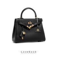 ราคา LoveGood Swan Wonder กระเป๋าหนังลูกวัว Togo แท้อย่างดี อะไหล่ทอง ด้านในบุด้วยหนังแพะแท้ ในชุดมีสายสะพายยาว (18525740568)