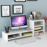 ราคา Computer raised desk small book shelf computer raised shelf desk storage rack display base partition (16105989088)