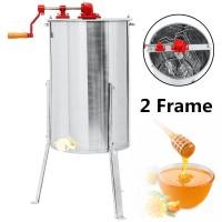 ราคา Stainless Steel 2 Frame Large Manual Bee Honey Extractor Beekeeping Equipment (15152510117)