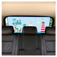 ราคา ม่านบังแดดกระจกหลังรถยนต์ลายการ์ตูนป้องกัน UV พร้อมจุ๊บยางติดกระจก Car Sunshade ม่านบังแดดในรถ ม่านบังแดดเด็ก ม่านบังแดดรถยนต์ (12487891432)