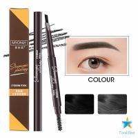 ราคา Tookdee ดินสอเขียนคิ้ว ทนทานกว่า กันน้ำ ดินสอเขียนคิ้วแบบหมุน 2 in 1 มีแปรงปัดคิ้วในตัว มี 5 สีให้เลือก automatic eyebrow pencil (16205556055)