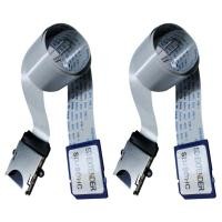 ราคา 2X SD to SD Card Extension Cable Card Read Adapter Flexible Extender Micro SD to SDHC SDXC Memory Card Extender Linker (15037350271)