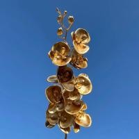 ราคา ช่อดอกไม้พลาสติกสีทองต้นไม้ประดิษฐ์ดอกไม้ปลอมสำหรับตกแต่งคริสต์มาสการตกแต่งบ้านเครื่องประดับปีใหม่เครื่องประดับโต๊ะแจกันเครื่องประดับ (20171922048)