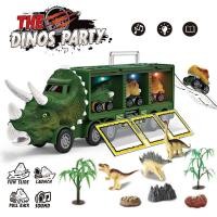 ราคา Children Dinosaur Storage Car Model Toy with Light Music Container Storage Dinosaur (11276435392)