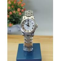 ราคา นาฬิกา SEIKO Premier QUARTZ เลขโรมัน หน้าปัดสีขาวมุก ล้อมเพชรแท้ รับประกัน (17807631303)