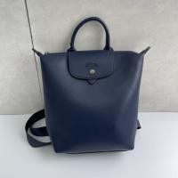 ราคา 2023ของมาใหม่ LONGCHAMP LE PLIAGE XTRA S กระเป๋าเป้กระเป๋าสุภาพสตรีมีหงอนขนาดใหญ่ที่มีเข็มขัดพยุงหลังสองสีนกพิราบเต่าสีดำ หนังสีดำ (20774488731)