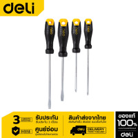 ราคา Deli ชุดไขควง 4ชิ้น EDL620004 06 ไขควงปากแฉก ไขควงปากแบน (16602740199)