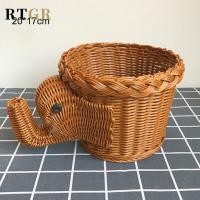 ราคา RTGRจักสานหวายตะกร้าผลไม้น่ารักรูปร่างชามใส่ผลไม้ถาดผักตะกร้าขนมรูปสัตว์ใหม่ (5972496234)