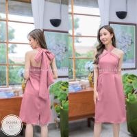 ราคา ML604 เดรสคอวี เดรสออกงาน เนื้อผ้าซาร่าเงา มีเชือกผูกเอวในตัว ซิปหลัง เก็บทรงสวยมากค่ะ สี ฟ้า ชมพู เขียวมิ้นท์ ครีม น้ำตาล เทา แดงเลือดหมู กรมท่า ขนาด อก 32 36 เอว 25 28 สะโพก 36 39 ยาว 37 เดรสสั้น เด