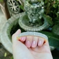 ราคา Titapa jewelry กำไลเพชร2แถว ดีไซน์สวยคลาสสิค เพชรสวยทุกเม็ดเพชรนำ้100 คัดเพชรทุกเม็ด เพชรสวยมากเล่นไฟระยิบระยับ เพชรเหลี่ยมH A ตัวเรือนแข็งแรง แบบทันสมัย เรียบหรู โดดเด่น ใส่ได้ทุกวันทุกโอกาส แบบยอดนิ