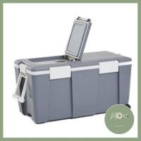 ราคา EVEREST กระติกน้ำแข็ง ถังแช่อเนกประสงค์พร้อมล้อลาก ขนาด 55 ลิตร รุุ่น AG550 Gray บริการเก็บเงินปลายทาง ร้าน PP702 (4298412644)