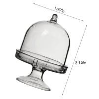 ราคา ร้อน กล่องพลาสติกใส่ขนมทรงกลมสำหรับงานแต่งงานกล่องใส่ขนมหวานความคิดสร้างสรรค์โปร่งใสกล่องใส่ขนมเค้กสำหรับงานเลี้ยงงานแต่งงานที่จัดเก็บ DIY (19619913899)