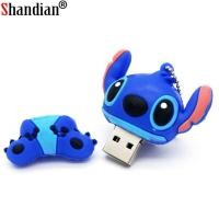 ราคา CODSHANDIAN แฟลชไดรฟ์ USB Lilo Stitchแฟลชไดรฟ์ Usb 4GB 8GB 16GB 32GB U Disk เมมโมรี่สติ๊ปน่ารักปากกา64GB USB แฟลชไดรฟ (3769418429)