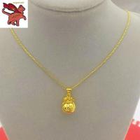 ราคา ส้อยคอผู้หญิง18k สร้อยคอถุงเงิน Fu น้ำหนักทอง 0 9 กรัม ทองคำแท้ 96 5 ยาว18นิ้ว สร้อยคอหุ้มทอง งานฝีมือจากช่างเยาวราช (21175877452)