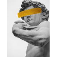 ราคา รูปปั้นโปสเตอร์ตำนานกรีกของ David Michelangelo ภาพวาดผ้าใบตกแต่ง0811 (19988487422)