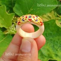 ราคา แหวนงาเทียมจับทองลงยาสุโขทัย สวยๆ (18678025540)