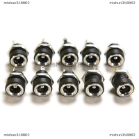 ราคา mishun318862 10pcs DC Power Supply JACK SOCKET FEMALE PANEL MOUNT Connector 5 5x2 1mm (20266855627)