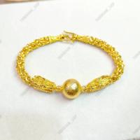 ราคา สร้อยแขนนำโชค สร้อยข้อมือมังกรคู่ สร้อยมังกรคาบแก้ว เสริมธุรกิจ ค้าขาย อำนาจ บารมี (18593888871)