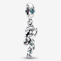 ราคา 925 sterling silver Aladdin Princess Jasmine Dangle Charm fit bracelet 2022 women fashion DIY fine jewelry Christmas gift for girlfriend (16777070560)