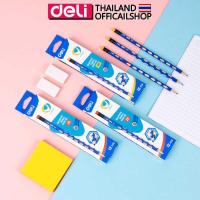 ราคา Deli C016 HB Graphite Pencil ดินสอไม้ HB พร้อมยางลบ แพ็ค 12 แท่ง ดินสอ เครื่องเขียน อุปกรณ์การเรียน ดินสอHB school office stationery ราคาถูก Graphite Pencil ดินสอไม้ HB (20669830234)