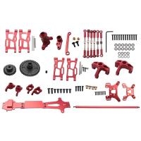 ราคา for WLtoys 1 14 144001 RC Car Full Upgrade Spare Parts Metal C Seat Steering Cup Swing Arm Central Drive Shaft (19776051162)
