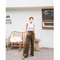 ราคา Newlooks GP67 Delta linen pants กางเกงลินิน รุ่นใหม่ ทรงเอวสูงขาตรง แต่งกระดุม 2 เม็ด มี 4 สีตามภาพค่ะ (13558512129)