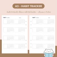ราคา กระดาษรีฟิล Productive Plan A6 A5 Habit Tracker Planner Plan Bujo Bullet Journal Refill Paper สมุดแพลนเนอร์ by mimisplan (17022320575)