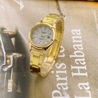 ราคา นาฬิกา ผู้หญิง นาฬิกาข้อมือ ผญ นาฬิกาทางการ นาฬิกา รุ่น L V001 สายนาฬิกา สแตนเลส ขนาดหน้าปัด 28 มม แบบตัวเลข มี 5 แบบ มี วันที่ แถมถ่านฟรี (16149049204)