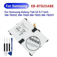 ราคา แบตเตอรี่ แท้ Samsung Original เปลี่ยนแท็บเล็ตแบตเตอรี่ EB T825ABE สำหรับ Samsung SM T825C Tab S3 9 7 SM T820 T820 T825 T827แบตเตอรี่6000MAh มีชุดถอด กาวติดแบต ส่งตรงจาก กทม รับประกัน 6เดือน (20855112