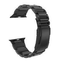 ราคา Titanium Alloy Luxury Strap For apple watch Ultra 2 49mm band Quick folding buckle bracelet belt iWatch Series 9 8 7 6 5 4 3 se 2 41mm 45mm 40MM 44MM 38mm 42mm strap Link Bracelet (16784686758)