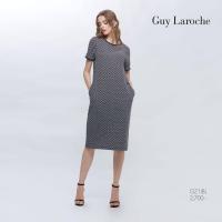 ราคา ชุดเดรส Guy Laroche Dress เดรสแขนสั้นทรงหลวมเนื้อผ้า Jersey Jackquard GZ1IBL (17220593494)