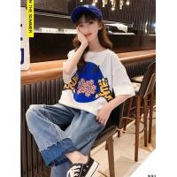 ราคา แฟชั่นชุดเซ็ทเด็กผู้หญิง ชุดเซ็ท2ชิ้น ชุดใส่เที่ยว เซ็ทเสื้อยืด กางเกงยีนส์ขายาว แฟชั่นเสื้อผ้าสำหลับเด็กโต (19311143476)