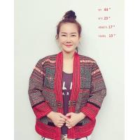ราคา เสื้อคลุมพื้นเมือง เสื้อพื้นเมือง เสื้อคลุมแต่งขอบกะเหรี่ยง เสื้อชาวเขา แบบเยอะ (13246828309)