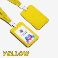 ราคา ป้ายห้อยบัตรพนักงาน พร้อมสายห้อยคอ รุ่นอัพเกรด แบบสไลด์ล็อค ด้านหลังทึบ กรอบใส่บัตร ป้ายชื่อ ป้ายพนักงาน ป้ายรปภ บัตรประชาชน (18430175659)