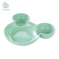 ราคา Green House จานมิกกี้ จานใส่อาหารรูปมิกกี้ จานใส่อาหาร มี3หลุม วัสดุทำจาก PP ปลอดสาร BPA FREE (18144087444)