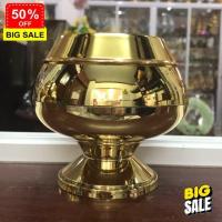 ราคา กระปุกออมสิน ทรงบาตรพระ มี 2 สี สีทอง และสีเงิน ออมสิน 3 ขนาด ใหญ่ กลาง เล็ก บาตรออมสิน (16463138711)