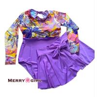 ราคา MG0108 ป้ายMerry Girl ไซส์ใหญ่ เซ็ต2ชิ้น ชุดว่ายน้ำ วันพีซ กระโปรง เที่ยวทะเล สาวอวบ กระโปรง ชายหาด (20102826081)