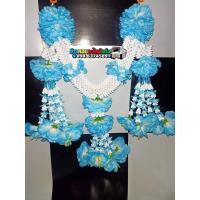 ราคา พวงมาลัยสามชาย สำหรับแขวนหน้ารถบรรทุกรถบัสหรือประดับตกแต่งศาลพระภูมิที่อื่นๆตามต้องการ (16846859414)