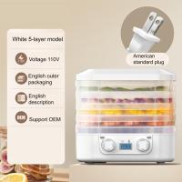ราคา เครื่องอบอาหารผลไม้อบแห้ง5ชั้นเครื่องอบเนื้อสัตว์เลี้ยงผลไม้อัตโนมัติในครัวเรือนไดร์เป่าเล็บอาหารผักขนาดเล็ก (19689759595)