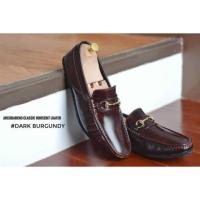 ราคา 702 3 Arcobareno Classic Loafer Dark Burgundy x Horsebit รองเท้า loafer ผู้ชาย งานหนัง Italy แท้ HandMade สุดคลาสสิค (17024833884)