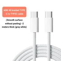 ราคา สายชาร์จ Type C to Type C USB C 60W PD สายชาร์จเร็ว 1m 1 5m 2m Super Fast Charge Data Cable สำหรับ Samsung Huawei สาย USB C สำหรับ (20935890734)