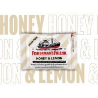 ราคา ลูกอมฟิชเชอร์แมน เฟรนด์ รสฮันนี่แอนด์เลมอน Fisherman s Friend Honey Lemon Favour Lozenges 1 6 12 ซอง 1 กล่อง 24 ซอง (21010721091)