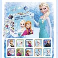 ราคา พร้อมส่ง สติ๊กเกอร์เด็ก สติ๊กเกอร์ลายการ์ตูนดิสนีย์ ตัวการ์ตูนสุดฮิต Frozen Elsa Anna 1 กล่องมี 200 ชิ้น (16613335532)