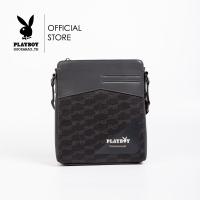 ราคา Playboy กระเป๋าสะพายข้างผู้ชาย ลิขสิทธิ์แท้รุ่น ST B234PBM257 GY ดีไซน์กระเป๋าชายแมสเซงเจอร์ PVC ลายPB สีเทา (21313971229)