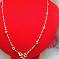 ราคา สร้อยคอนาก สร้อยโรสโกลด์ หนัก1สลึง ลายอิตาลี่คั่นเม็ดมะยมเล็ก (11178978104)