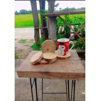ราคา ส่งฟรี ที่รองแก้ว ชุด5แผ่น ที่รองถ้วย ที่รองถาด ที่รองแก้วไม้ ที่รองแก้วไม้หยี สีและลายจากธรรมชาติ ที่รองแก้ววินเทจ ที่รองแจกัน (15826507150)