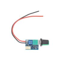 ราคา 1 Piece PWM Fan Speed Controller DC 12V Adjustable Plastic Metal with Knob Switch 4 Wire Fan Speed Governor Noise Reduction (19581862915)