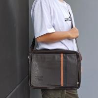 ราคา กระเป๋าสะพายข้างแนวนอน หนังPU งานเนียบ แบรนด์แท้ WOLVES ORIGINAL100 งานผลิตในไทย (20623055234)