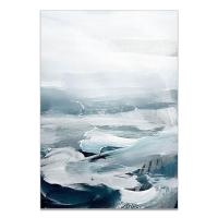 ราคา Abstract Ocean Landscape Wall Art Canvas Painting Minimalist Nordic Poster print Decorative Picture for Living Room Home Decor (19789020100)