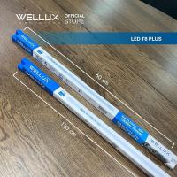 ราคา 10หลอด WELLUX หลอดไฟ 9W 18W 1250LM 2500LM LED TUBE T8 แสงขาว แสงวอร์ม คุณภาพสูง มาตรฐาน มอก 2779 2562 (19719964795)